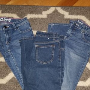 Lot of 3 pairs crazy 8 Girls size 10 Skinny Jeans